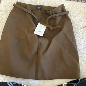 Theory Oak Belt Mini Skirt